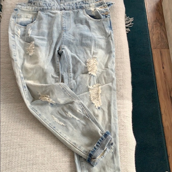 Distressed Overalls - Picture 2 of 4